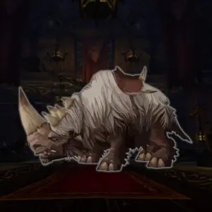 Wooly White Rhino WoW TCG Mount