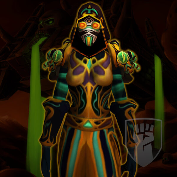 Warlock Tier 3 Plagueheart Raiment Transmog WoW Set